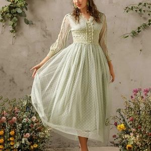 Shein cottagecore dress